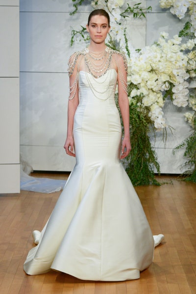 The Bauble Life Runway Monique Lhuillier Bridal Spring 2018 