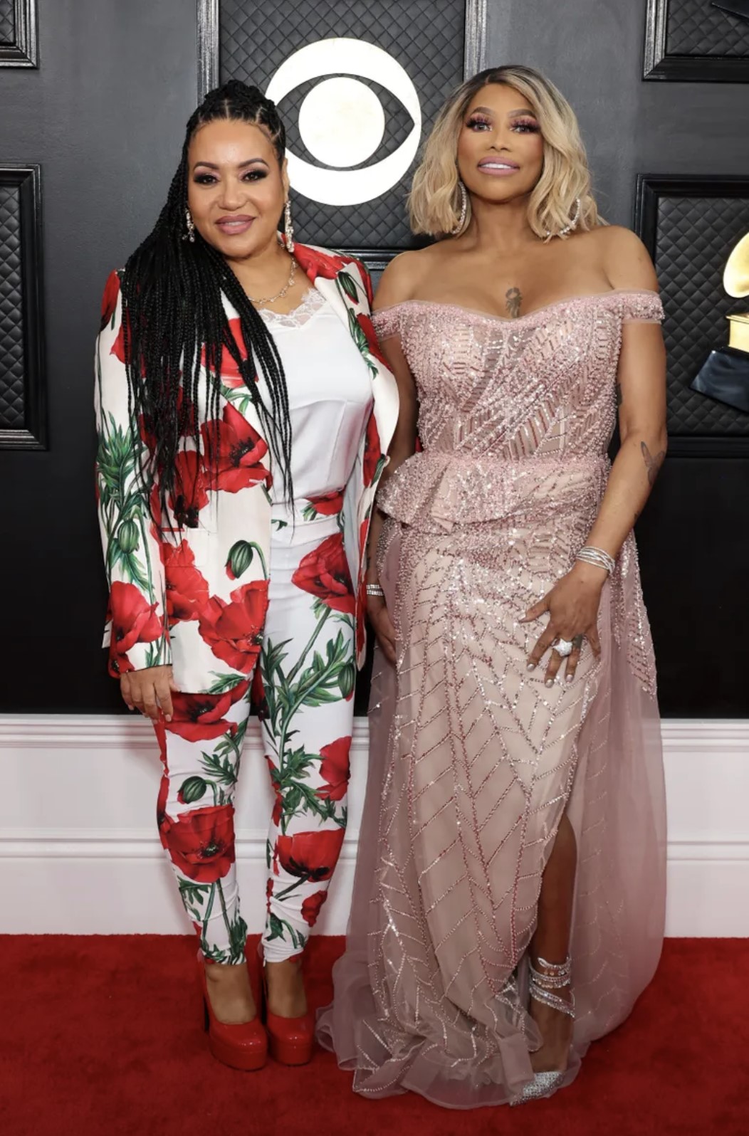 Cheryl James & Sandra Denton Grammy Awards 2023 Celebrity Style The Bauble Life