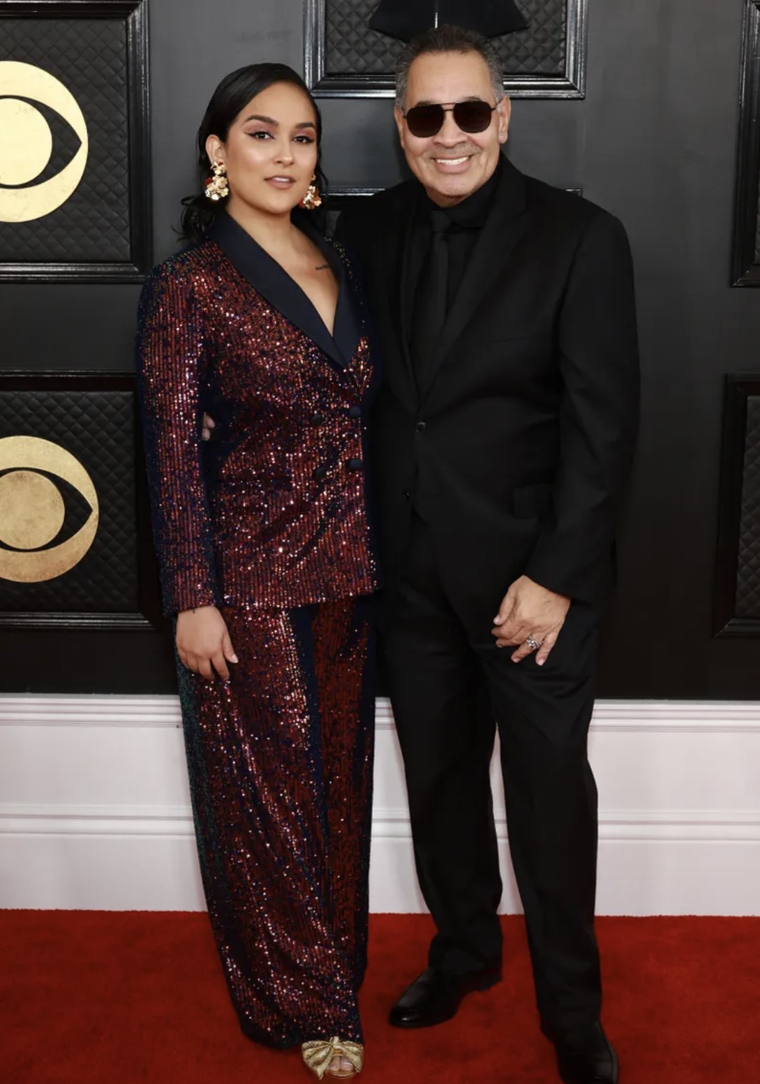 Janette Figueroa & Tito Nieves Grammy Awards 2023 Celebrity Style The Bauble Life