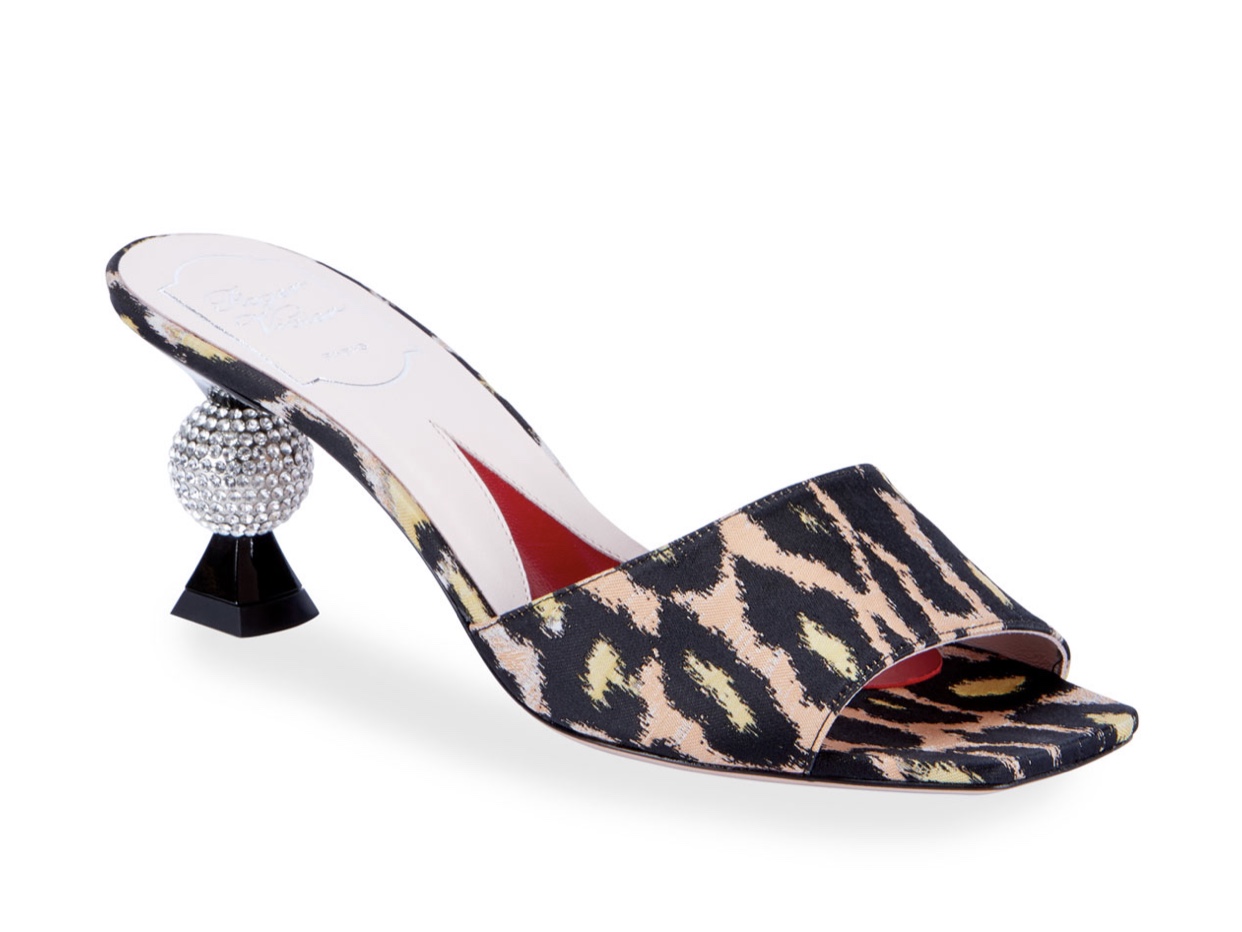 roger vivier leopard flats